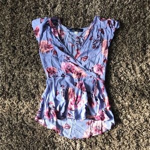 Size Medium, Floral Blouse